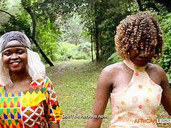 Ebony Party Lesbian Teens In African Music Festival Hooking Up After Amazing Outdoor Rave