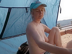 Pov Nympho Gf Beach Experience! Smokes Cigarette & Swallows. Skinny Dipping Trimmed Pussy In Public