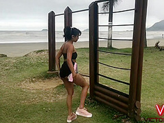 Levei Ela Depois Do Exercicio Para Transar No Mato