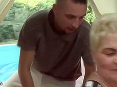 Hairy Bush 74 Years Old Grandma Enjoys A Wild Fucking Lesson