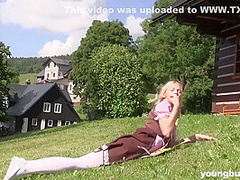 Amazing Adult Movie Blonde Ever Seen - Karol Lilien And Young Busty