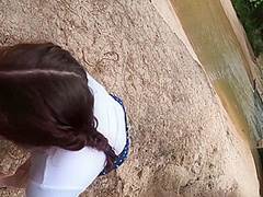 She Sucked My Dick On A Nature Hike. Pawg Deepthroat Bwc Public Sloppy Blowjob Cum In Her Mouth