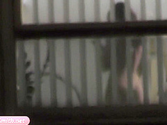 Rehearsals pt1. Jeny Smith in tansparent suit with high heels. Spy cam