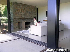 Angeline Red And Donnie Rock In Teen Babe Slobbers Good Outdoor