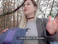 European Babe Pickedup For Blowjob And Pussyfucking