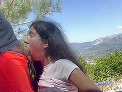 I Sucked A Stranger In The Mountains And He Gave Me A Golden Shower And Cum All Over My Face