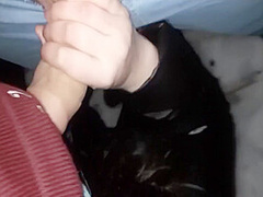 Outdoor With A Hot Student Gives Me Risky Blowjob When Someone Spying On Us