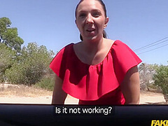 Spanish Whore Fucks Cop For Gasoline Trip 1