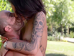 Nature Loving Rides A Fat Cock With Her Ass In The Forest 13 Min - Nikita Bellucci