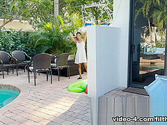 BTS - Sneaky Stripping Stepdaughter Addicted to Huge Cock, Scene #02