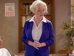 Are you two really jerking off your big cocks in my library