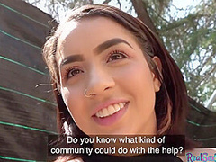 Spanish Babe Gets Fucked In Public After Giving Blowjob