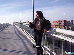 Brunette With A Beautiful Bubble Butt Fucking A Big Fat Cock
