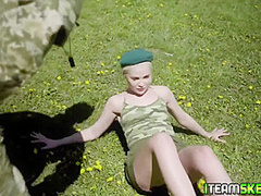 Pervy Sergeant Fucks Aspiring Military Teen With Lika Star