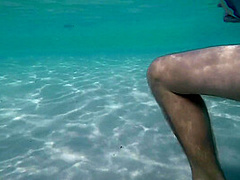 Voyeur At The Beach Watches Girls Underwater And Wants To Stroke Me