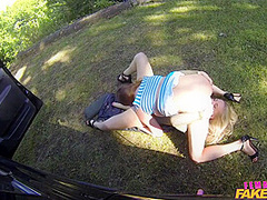 Wild Lesbians Share A Massive Dildo 2 - Female Fake