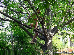 See Lara D Climb Trees And Get Naked Outdoors