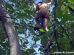 See Lara D Climb Trees And Get Naked Outdoors