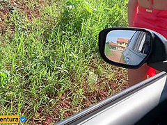 She Caught Me Masturbating In The Car And Decided To Help Sitting On My Dick - Anal