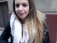 Cute Student 69s For Travel Money 1 With Stella Cox