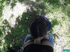 Amazing Booty Rides Big Dick In Public 1