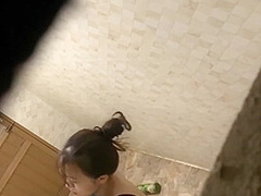 Asian Teen In Shower