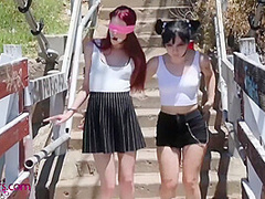 Hottie Goth Btch Sells Her Cute Little Friend Into Sx Slvry