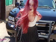 Hottie Goth Btch Sells Her Cute Little Friend Into Sx Slvry