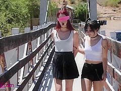 Hottie Goth Btch Sells Her Cute Little Friend Into Sx Slvry