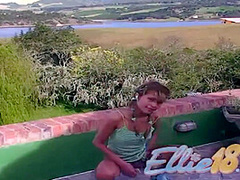Ellies Outdoor Striptease