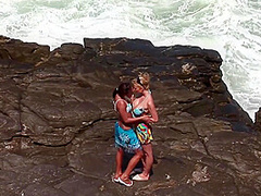 Best Holiday Of Their Lives She Said: Big Tits Lesbian Mayhem Outdoors