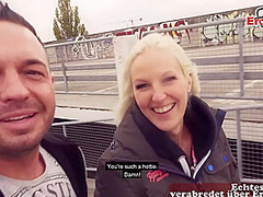 German blonde Slut meet and fuck at Public Parking in Berlin