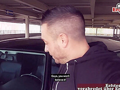 German blonde Slut meet and fuck at Public Parking in Berlin