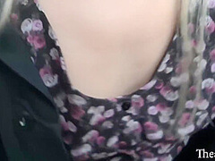 Street Pickup Picked Up 18 Year Old For Money Fuck In The Woods And Slobbery Blowjob Cum In Mouth