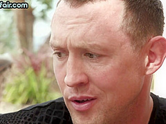 Outdoor bisex affair with horny slut