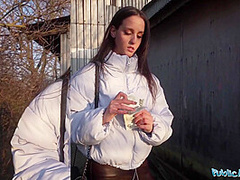 Hard Fast Fucking In A Basement With A Sexy Brunette