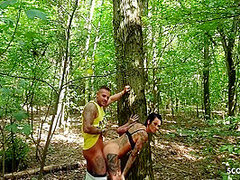 German College Girl Caught Couple At Public Fuck And Join In 3some