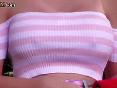 CFNM British babes suck cock outdoor in group BJ action