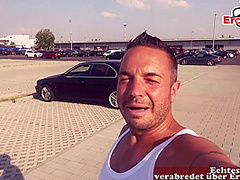 Real big tits female sex tourist slut picked up in Germany