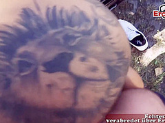 German blonde Street Slut Fuck date in Public