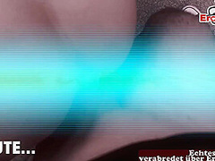 Public Sex date after disco with german blonde teen slut