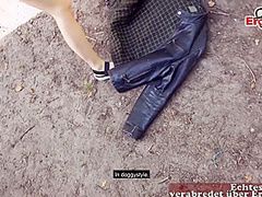 Small 18yo tourist teen seduced in public for outdoor sex story