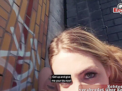 Public Sex Date at berlin freeway with german tattoo slut