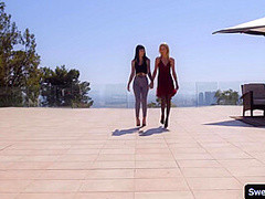 Hot Babes Aiden And Goth Incrdible Outdoor Lesbian Sex