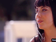 Hot Babes Aiden And Goth Incrdible Outdoor Lesbian Sex