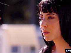 Hot Babes Aiden And Goth Incrdible Outdoor Lesbian Sex