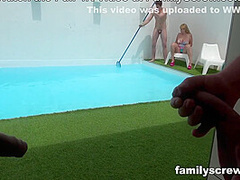 3 Stepbros Fucking 1 Old Spanish Stepaunt By