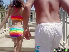 Big Stud Slams Jasmine Greys Extra Tight Teen Pussy Fro