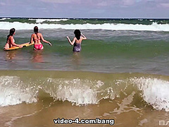 Chloe b watches surfer gurls lily and skye have hot lesbian sex! - BANG