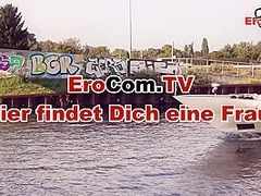 German chubby bbw teen picked up in public and fucked on street